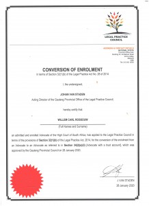 Trust Advocate Conversion Certificate